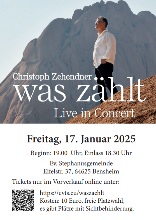 Was zählt - Konzert und Texte