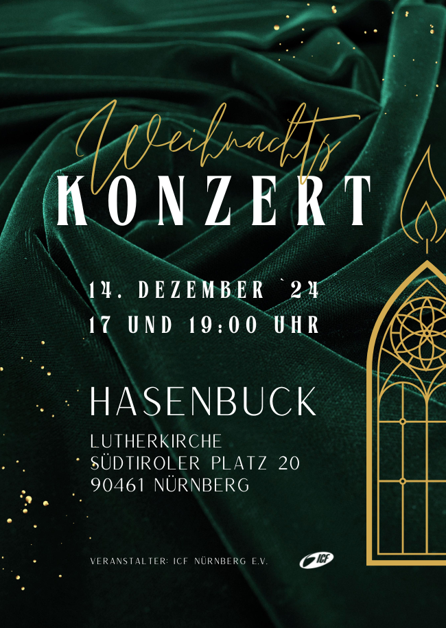 ICF Weihnachtskonzert 2024 - 19 Uhr