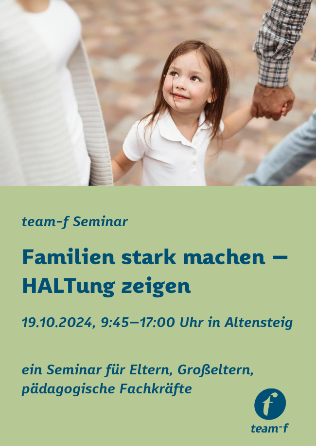 Familien stark machen – HALTung zeigen