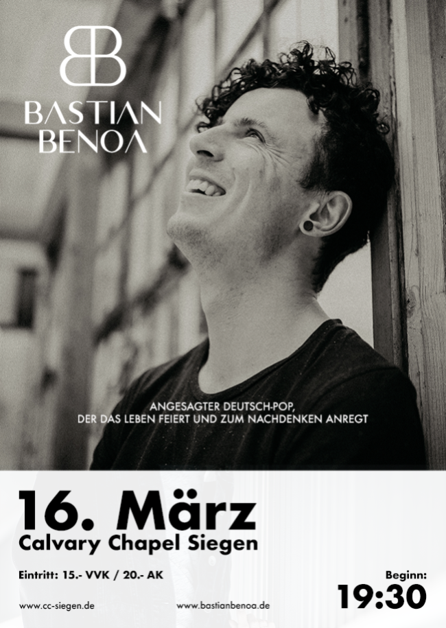 Konzert mit Bastian Benoa und Band