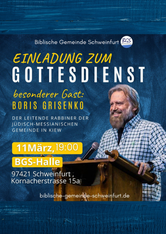 Gottesdienst mit Rabbi Boris Grisenko