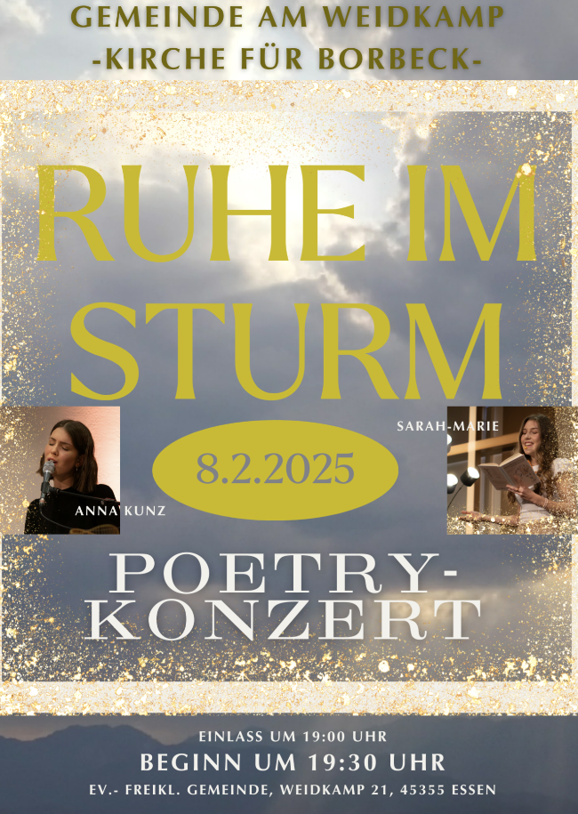 Ruhe im Sturm - Poetry-Konzert mit Sarah Marie und Anna Kunz