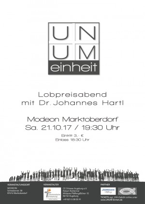 UNUM - EINHEIT - Lobpreisabend mit Dr. Johannes Hartl