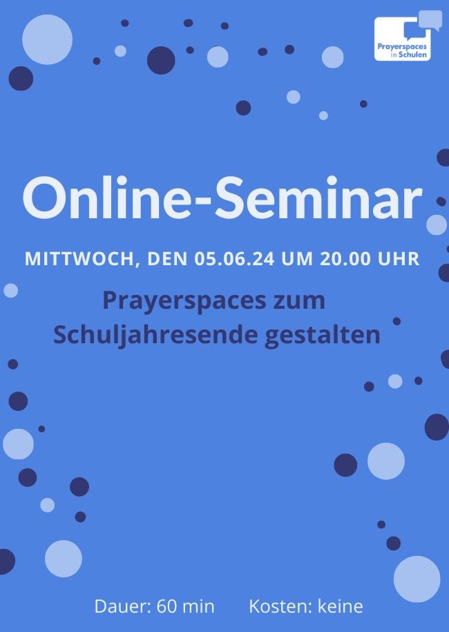 Prayerspaces Online-Seminar