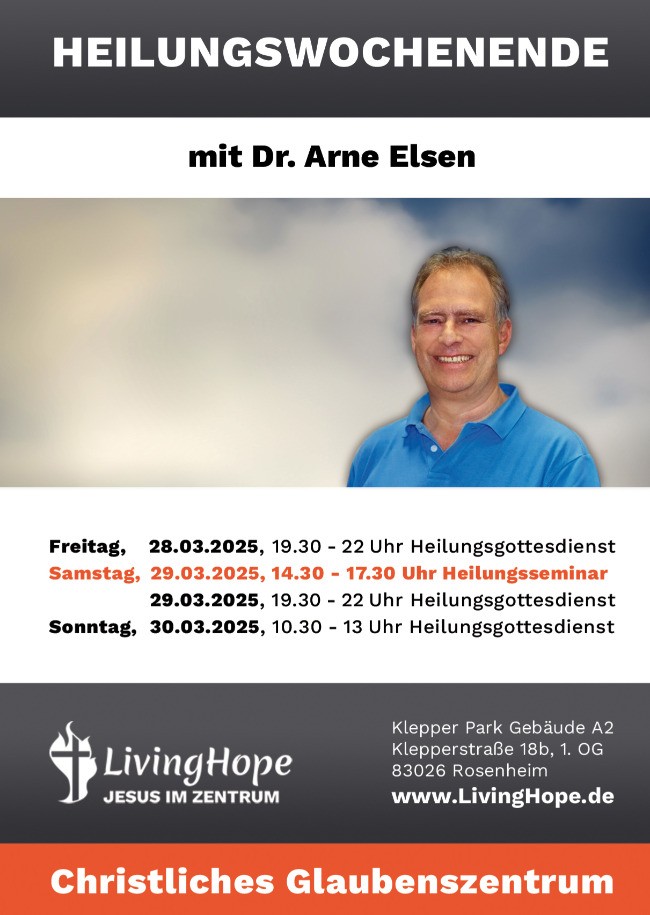 Heilungswochenende mit Dr. Arne Elsen