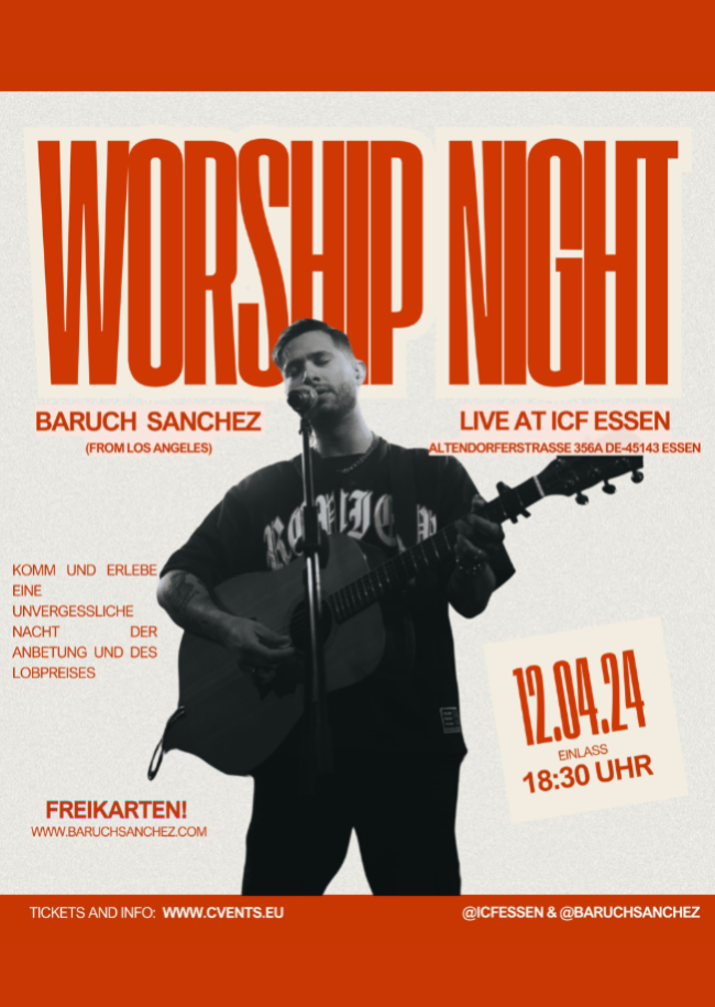 Worship Night mit Baruch Sanchez