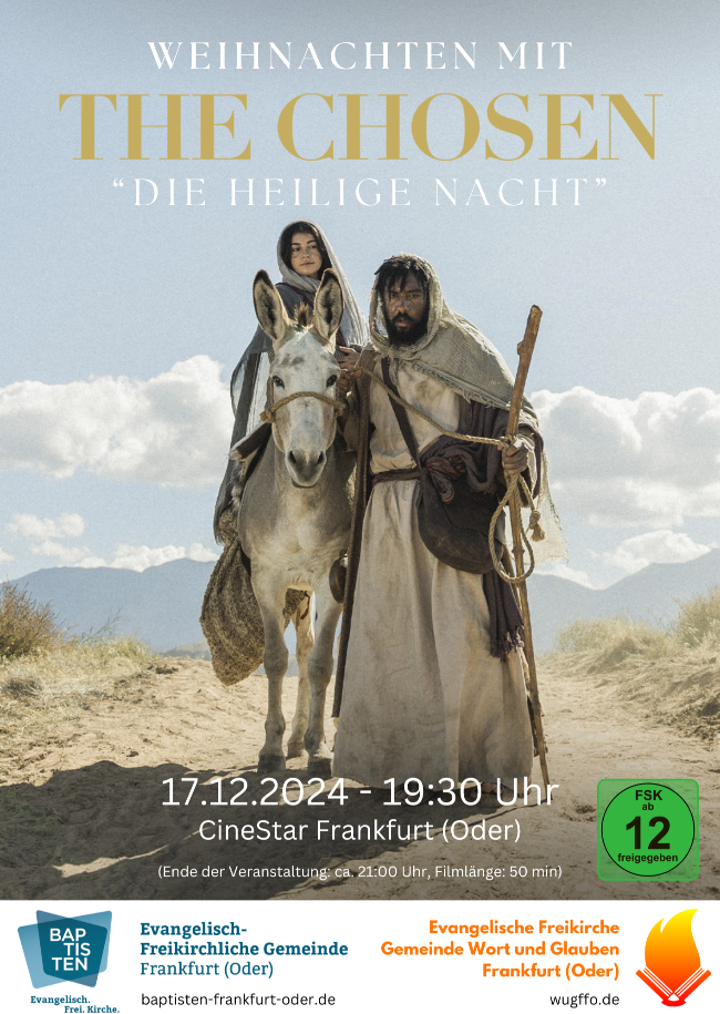 Weihnachten mit THE CHOSEN im CineStar Frankfurt (Oder)