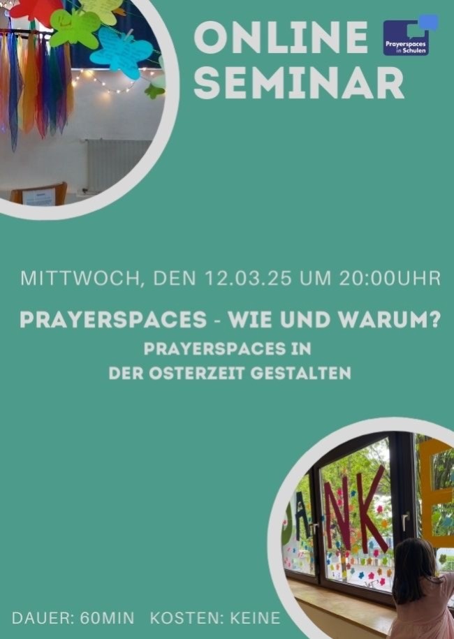 Prayerspaces Online-Seminar