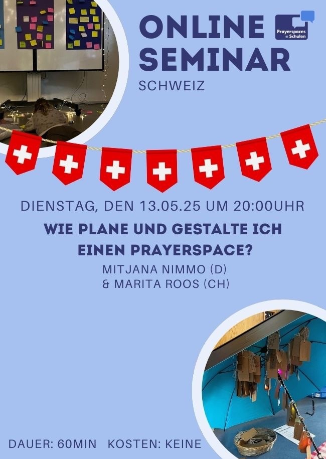 Prayerspaces Online-Seminar: Schweiz