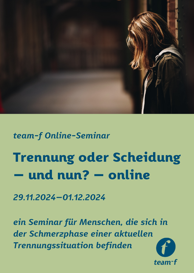 Trennung oder Scheidung – und nun?