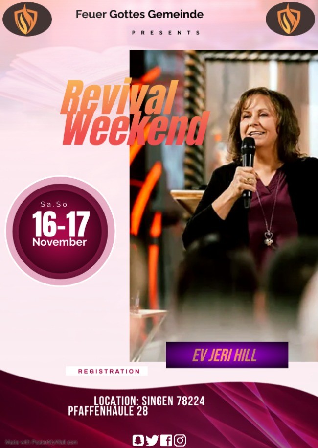 Revival weekend  mit. Jeri Hill